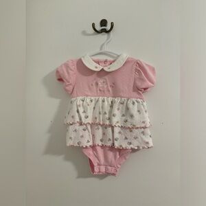 Vintage onesie with Peter Pan collar